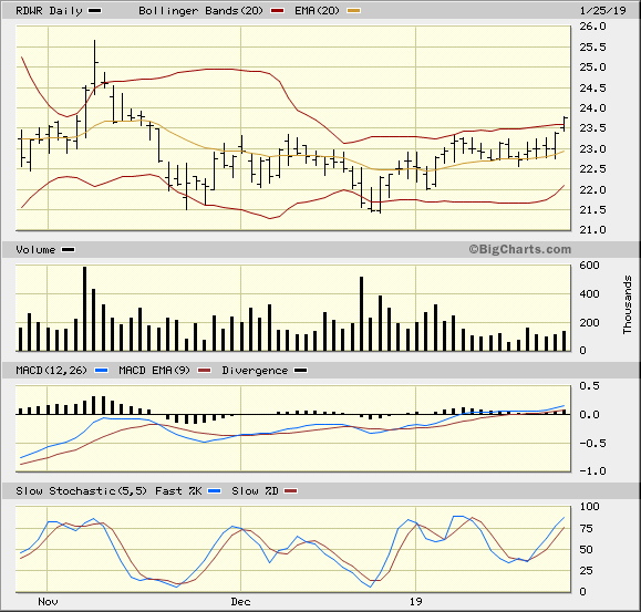 RDWR 3 Month Daily from BigCharts 2019-01-27