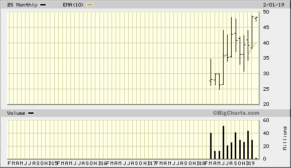 ZS 5 Year Monthly from BigCharts 2019-02-03